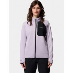 Sweter Damski Columbia Triple Canyon Grid FZ. Fioletowe swetry damskie Columbia, bez wzorów, z materiału, sportowe, bez kołnierzyka, bez ramiączek, bez kaptura. Za 379.00 zł.
