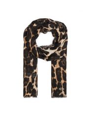 Guess Szal AW5533 POL03 Brązowy. Brązowe czapki i kapelusze damskie Guess, z aplikacjami. Za 194.99 zł.