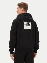 The North Face Bluza Evolution Box Nse NF0A8CWP Czarny Regular Fit. Czarne bluzy męskie The North Face, l, bez wzorów, z syntetyku, bez kaptura. Za 329.99 zł.