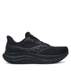 Buty do biegania Saucony. Czarne buty sportowe męskie Saucony, bez zapięcia, do biegania. Za 729.99 zł.