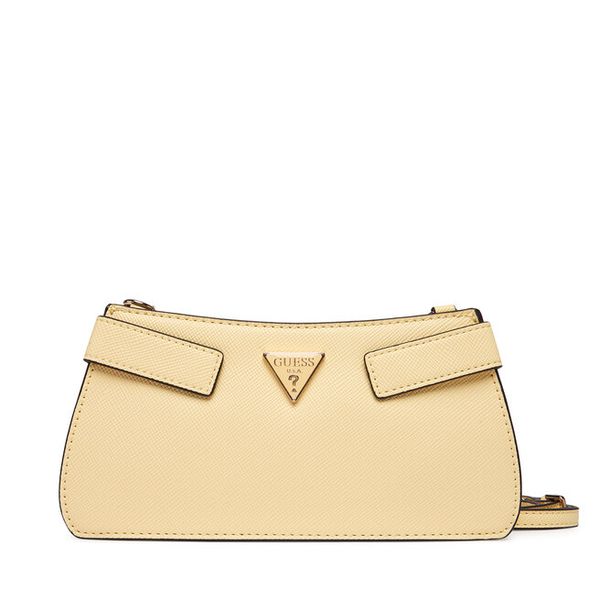 Torebka Guess. Żółte torebki do ręki damskie Guess, z aplikacjami, bez dodatków. Za 549.99 zł.