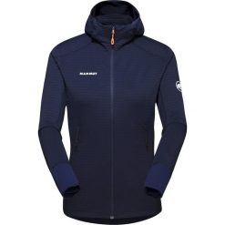 Bluza trekkingowa damska Mammut Taiss Light ML Hooded Jacket. Niebieskie bluzy damskie Mammut, m, bez wzorów, z materiału. Za 612.70 zł.