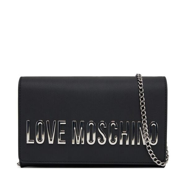 Torebka LOVE MOSCHINO. Czarne torebki do ręki damskie Love Moschino, bez wzorów, wizytowe, bez dodatków. Za 499.99 zł.