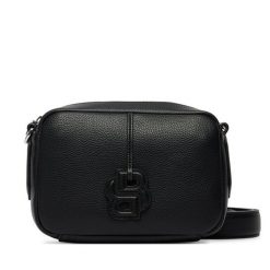 Torebka HUGO. Czarne listonoszki damskie Hugo, bez wzorów, bez dodatków. Za 699.99 zł.