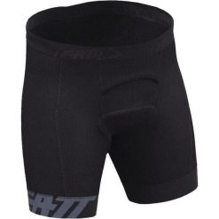 Spodenki wewnętrzne z pampersem LEATT Short Liner MTB 2.0. Czarne krótkie spodenki sportowe męskie LEATT, xl, bez wzorów, rowerowe. Za 259.99 zł.