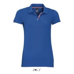 Damska koszulka polo Sol's Patriot. Niebieskie koszulki sportowe damskie SOL'S, l, bez wzorów, z bawełny, bez kołnierzyka, bez ramiączek. Za 111.50 zł.