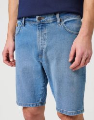 WRANGLER MĘSKIE SPODENKI JEANSOWE TEXAS SHORTS HERO 112350659 W11C016838. Szorty męskie Wrangler, m, bez wzorów, z jeansu. Za 159.99 zł.