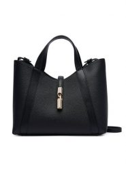Furla Torebka Goccia S WB01789 BX3353 CN O6000 Czarny. Czarne torebki do ręki damskie Furla, bez wzorów, ze skóry, bez dodatków. Za 1,304.00 zł.