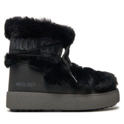 Śniegowce Moon Boot. Czarne śniegowce i trapery damskie Moon Boot. Za 779.99 zł.