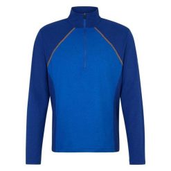 Bluza termoaktywna męśka Ziener Jito. Niebieskie bluzy sportowe męskie Ziener, m, bez wzorów, bez kaptura, narciarskie. Za 213.99 zł.