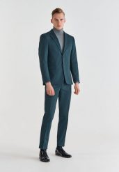 PAKO LORENTE – Spodnie męskie garniturowe P21SP-6G-058-Z. Eleganckie spodnie męskie Pako Lorente, m, bez wzorów. Za 119.99 zł.