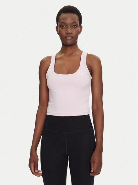 Under Armour Top Motion 6007656 Różowy Slim Fit. Czerwone koszulki sportowe damskie Under Armour, m, bez wzorów, z syntetyku, bez kołnierzyka, bez ramiączek, na fitness i siłownię. Za 79.99 zł.