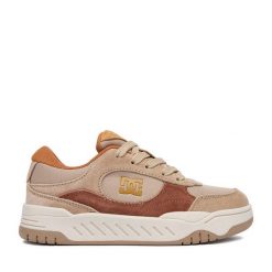 Sneakersy DC Shoes. Brązowe trampki i tenisówki chłopięce DC Shoes, bez wzorów, bez zapięcia. Za 199.99 zł.