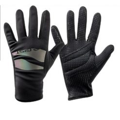 Zimowe rękawiczki rowerowe SONIC. Czarne buty sportowe męskie GIST, na zimę, bez wzorów, z tkaniny, sportowe. Za 285.00 zł.