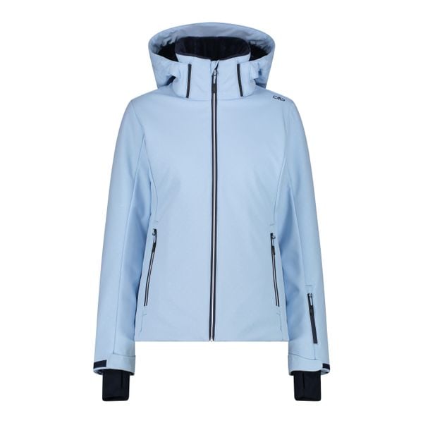 Kurtka damska narciarska CMP 34W3976. Niebieskie kurtki damskie CMP, l, bez wzorów, z poliesteru, długie, z kapturem, narciarskie. Za 549.99 zł.