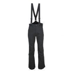 Spodnie narciarskie softshell Peak Mountain Ceprim. Czarne spodnie snowboardowe męskie Peak Mountain, bez wzorów, z softshellu, narciarskie. Za 350.00 zł.