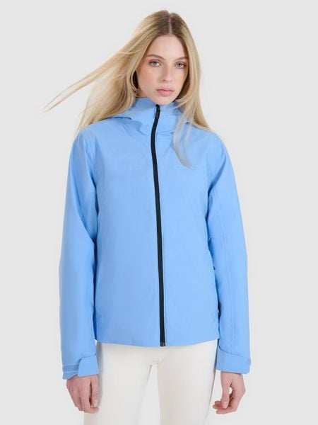 4F Kurtka przejściowa membrana 5000 damska - niebieska XL. Niebieskie kurtki damskie 4f, m, bez wzorów, z dzianiny, klasyczne, z kapturem. W wyprzedaży za 199.99 zł.