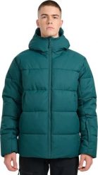 Kurtka narciarska męska 4f Kurtka narciarska męska ciemna zieleń 4FWAW25TTJAM0788 40S 2XL. Zielone kurtki męskie 4f, m, bez wzorów, bez kaptura, narciarskie. Za 511.88 zł.