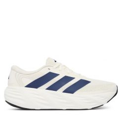 Buty do biegania adidas. Białe buty sportowe męskie Adidas, bez zapięcia, do biegania. Za 239.99 zł.