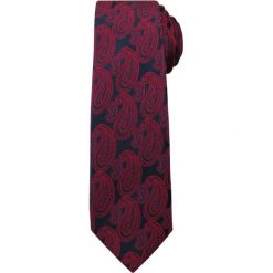 Modny i Elegancki Krawat Alties - Wzór Paisley, Czerwień. Czerwone krawaty i muchy Alties, bez wzorów, z tkaniny, eleganckie. Za 40.00 zł.