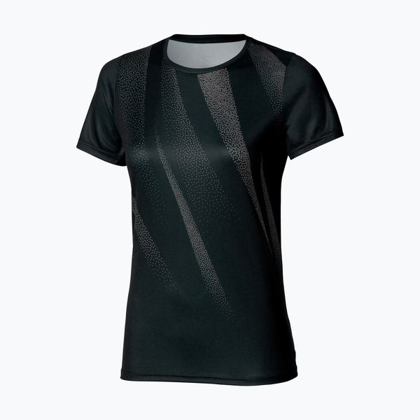 Koszulka do biegania damska Mizuno Core Graphic Tee. Czarne koszulki sportowe damskie Mizuno, s, bez wzorów, z materiału, klasyczne, bez kołnierzyka. Za 109.99 zł.