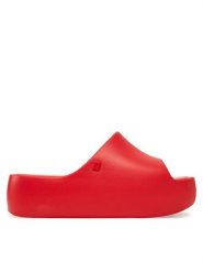Melissa Klapki Melissa Free Platform Slide Ad 35859 Czerwony. Czerwone klapki damskie Melissa, bez wzorów, z tworzywa sztucznego, bez obcasa. Za 239.99 zł.