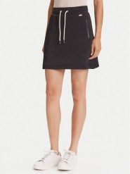 Guess Spódnica mini V5YD03 KBSL2 Czarny Regular Fit. Czarne spódnice damskie Guess, xl, z aplikacjami, z syntetyku, mini. Za 189.99 zł.