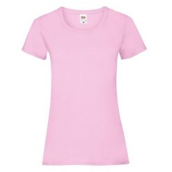 Koszulka Damska Valueweight. Czerwone koszulki sportowe damskie Fruit of the Loom, xl, bez wzorów, bez kołnierzyka, bez ramiączek, trekkingowe. Za 30.99 zł.