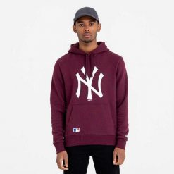 Bluza z kapturem New York Yankees. Białe bluzy męskie New Era, m, bez wzorów, z kapturem. Za 292.95 zł.