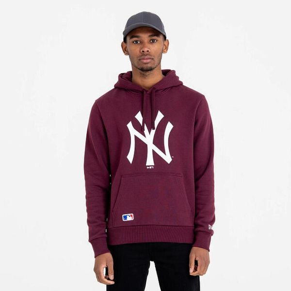 Bluza z kapturem New York Yankees. Białe bluzy męskie New Era, m, bez wzorów, z bawełny, z kapturem. Za 290.00 zł.