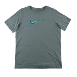 Second life - Nike męska koszulka Dri-Fit - Stan dobry. Szare koszulki sportowe męskie Nike, l, bez wzorów, z materiału, bez kołnierzyka, bez ramiączek, na fitness i siłownię, dri-fit (nike). Za 63.86 zł.