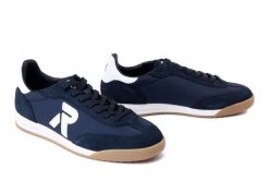 RIEKER U4000-14 blue, półbuty męskie. Niebieskie sandały męskie Rieker, bez zapięcia. Za 379.90 zł.