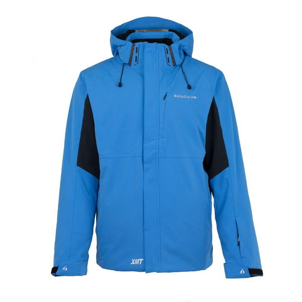 Kurtka narciarska męska BERGSON Object stx3. Niebieskie kurtki męskie Bergson, m, bez wzorów, bez kaptura, narciarskie. W wyprzedaży za 827.00 zł.