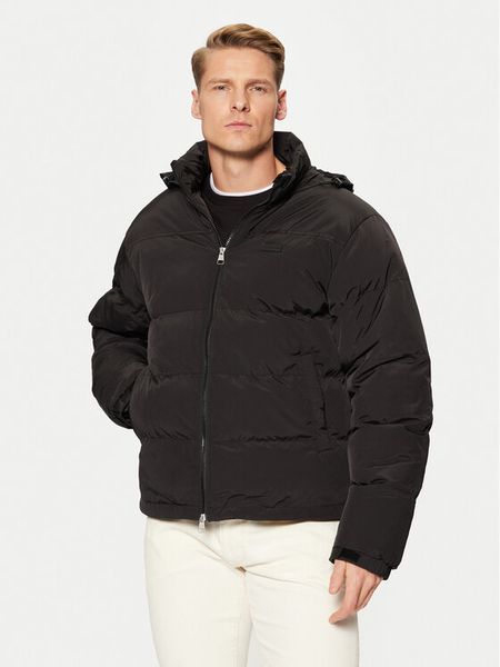 Hunter Kurtka przejściowa Carl HARM0027242 Czarny Regular Fit. Czarne kurtki męskie Hunter, m, bez wzorów, z syntetyku, bez kaptura. Za 689.99 zł.