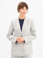 Y.A.S Marynarka z zawartością lnu - YASRiu Kobiety szary, 42. Szare żakiety damskie Y.A.S., s, bez wzorów, z syntetyku, eleganckie. Za 379.95 zł.