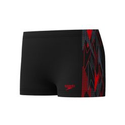 Kąpielówki chłopięce spodenki kąpielowe Speedo Plastisol Placement. Czarne szorty dla chłopców Speedo, bez wzorów, sportowe. Za 86.98 zł.