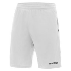 Szorty Macron Draco. Białe krótkie spodenki sportowe męskie Macron, xs, bez wzorów, z materiału, na fitness i siłownię. Za 121.50 zł.