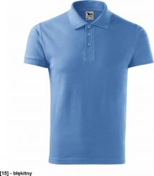 MALFINI Cotton 212 - ADLER - Koszulka polo męska, 170 g/m, - błękitny M. Niebieskie koszulki polo męskie Malfini, m, bez wzorów, bez ramiączek. Za 36.58 zł.