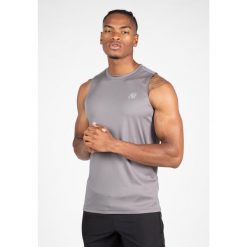 Easton Top bez rękawów - Szary. Szare buty sportowe męskie GORILLA WEAR, bez zapięcia, na fitness i siłownię. Za 170.00 zł.