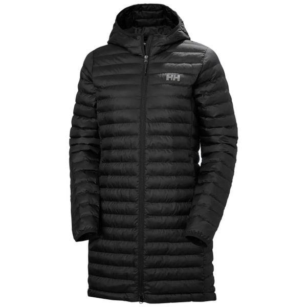 Damska długa kurtka z kapturem Helly Hansen Sirdal. Czarne kurtki damskie Helly Hansen, m, bez wzorów, z poliesteru, z kapturem. Za 761.50 zł.
