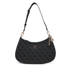 Torebka Guess. Czarne torebki do ręki damskie Guess, z aplikacjami, klasyczne, bez dodatków. Za 419.99 zł.