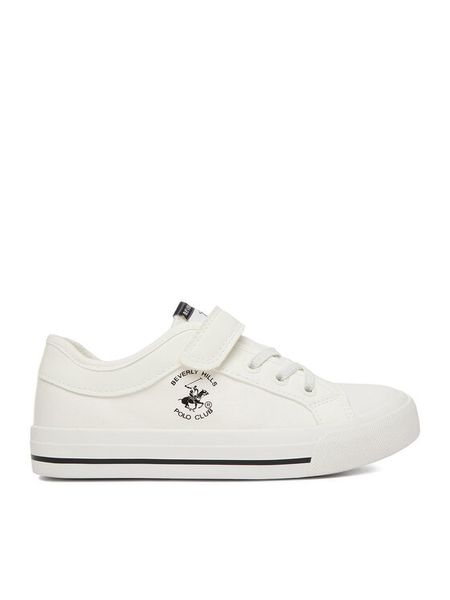 Beverly Hills Polo Club Trampki EO-CSS20377-78 Biały. Białe trampki i tenisówki chłopięce Beverly Hills Polo Club, bez wzorów, bez zapięcia. Za 99.99 zł.