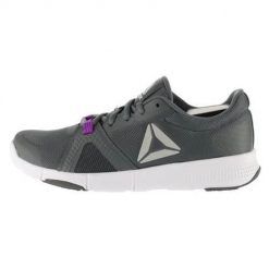 Buty do chodzenia damskie Reebok Flexile. Brązowe obuwie sportowe damskie Reebok, bez wzorów, z gumy, trekkingowe. Za 228.00 zł.