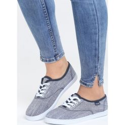 Granatowe Tenisówki Everything's Peachy. Trampki i tenisówki damskie marki bonprix. Za 39.99 zł.