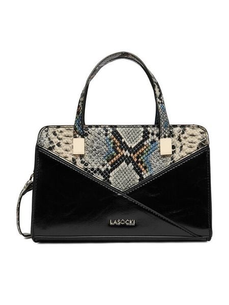 Lasocki Torebka CEO-LSK-M-002-09 Czarny. Czarne torebki do ręki damskie Lasocki, bez wzorów, z materiału, bez dodatków. Za 159.99 zł.