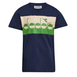 Koszulka chłopięca DIADORA JB.SS T-SHIRT 5PALLE. Niebieskie t-shirty dla chłopców Diadora, bez wzorów, z bawełny, bez ramiączek. Za 24.99 zł.