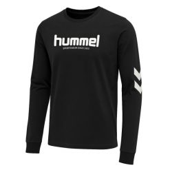 Koszulka Hummel Legacy 2.0. Czarne bluzki z długim rękawem męskie Hummel, m, bez wzorów, bez kołnierzyka. Za 186.00 zł.