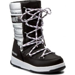 Śniegowce MOON BOOT - We Quilted Jr Met Wp 34051400002 Nero-Argento. Śniegowce dziewczęce marki Moon Boot. W wyprzedaży za 279.00 zł.