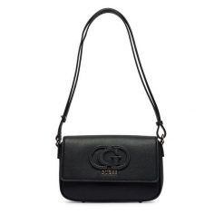 Torebka Guess. Czarne torebki do ręki damskie Guess, z aplikacjami, bez dodatków. Za 609.99 zł.