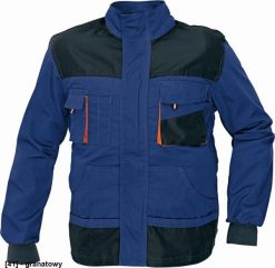 Kurtka męska CERVA EMERTON - kurtka bluza - granatowy 56. Niebieskie bluzy męskie CERVA, m, bez wzorów, bez kaptura. Za 120.29 zł.